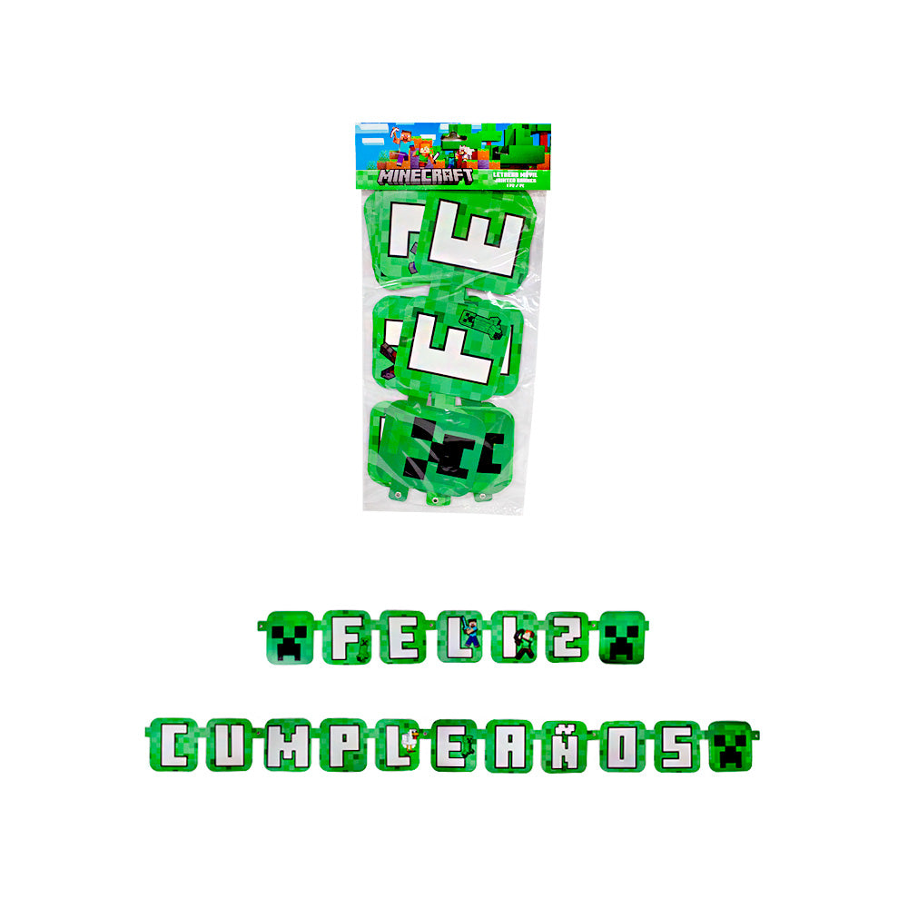 Letrero móvil Minecraft
