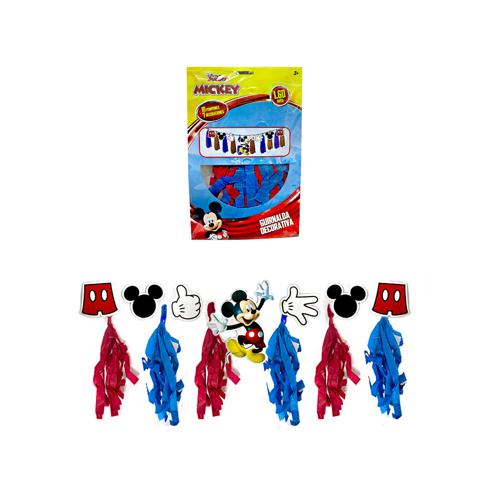 Guirnalda pompones Mickey 1pza
