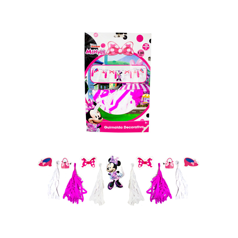 Guirnalda pompones Minnie 1pqt