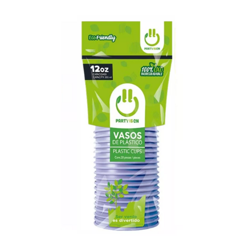 Vaso Lila c/20 1pq
