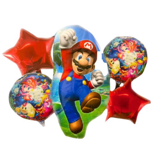 Kit de globos Mario Bros  1PZA