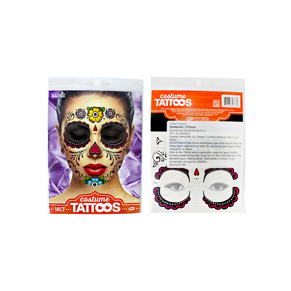 Tatuajes Catrina 1 pqt