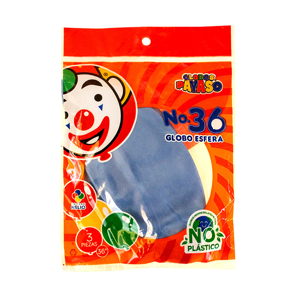 Globo de Látex "36 Azul Perla 1Pqt