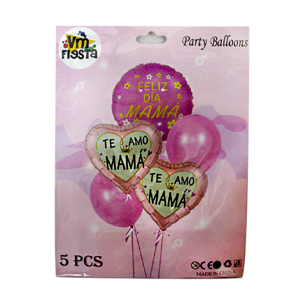 Kit Globos TE AMO MAMÁ 1pz