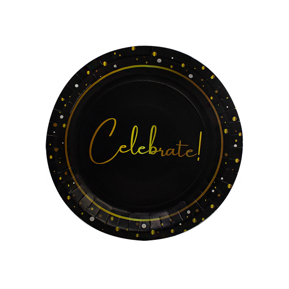 Plato negro Celebrate! 1pqt