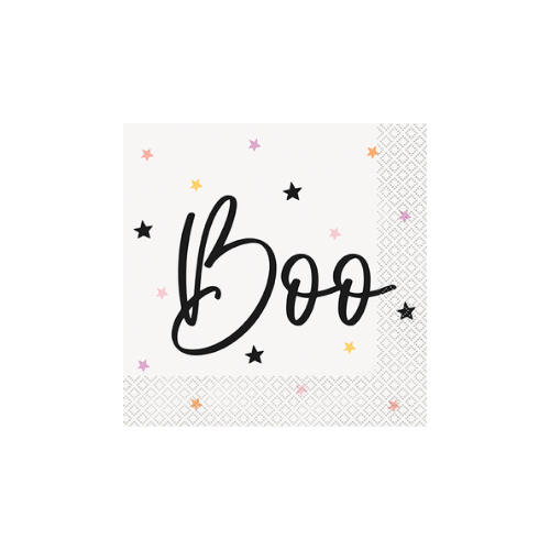 Servilleta Halloween "BOO" 1PQT