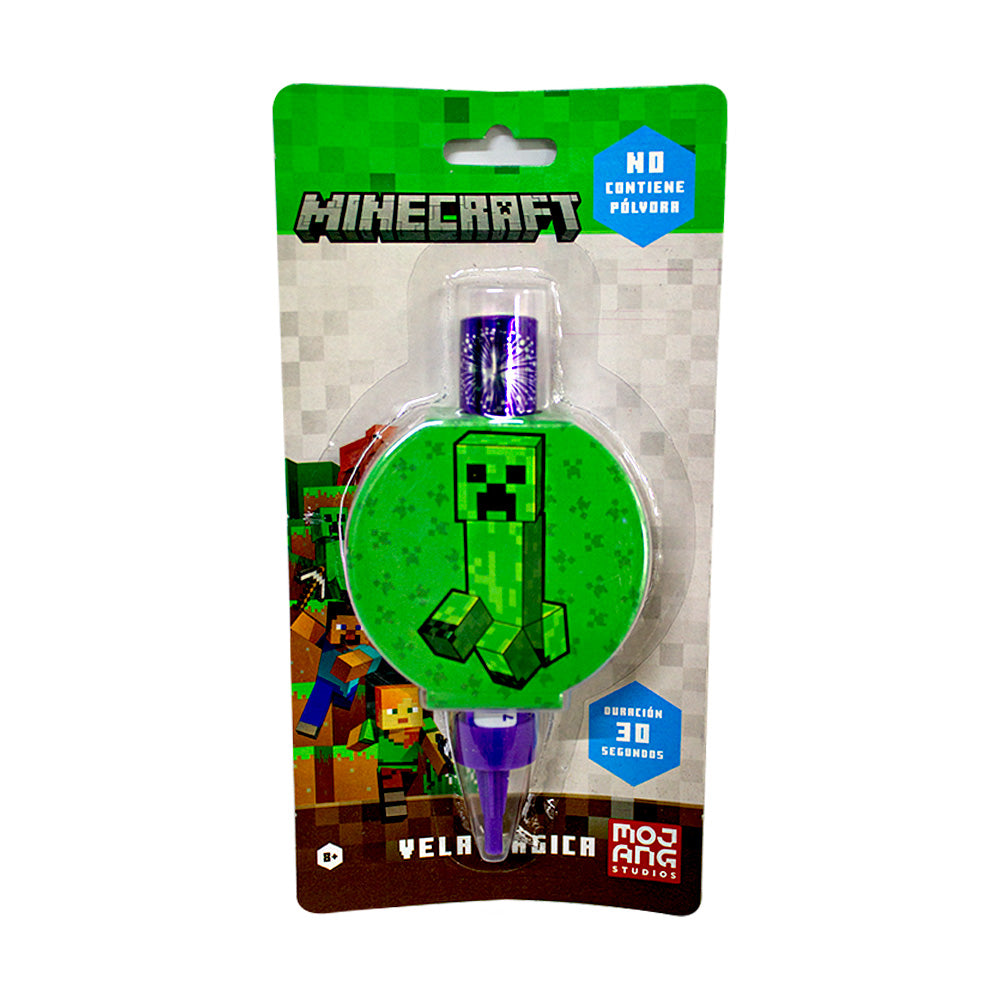 Vela chispa Minecraft 1pza