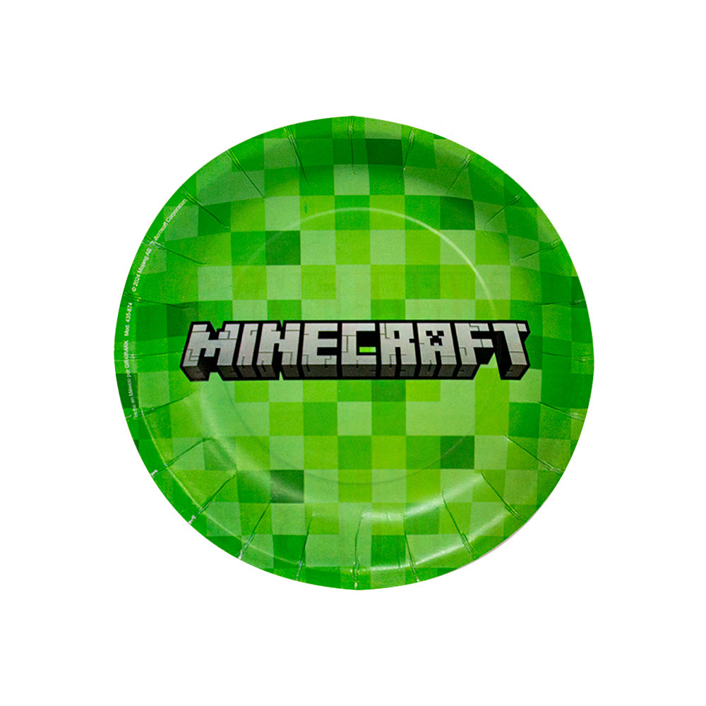Plato pastelero Minecraft 1pqt