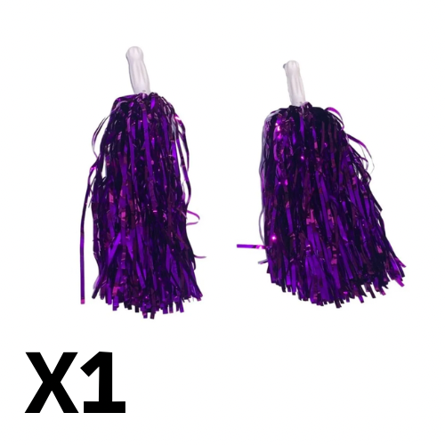 Par pompones color 1pza