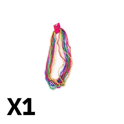 Collares mardi c/12 1pqt