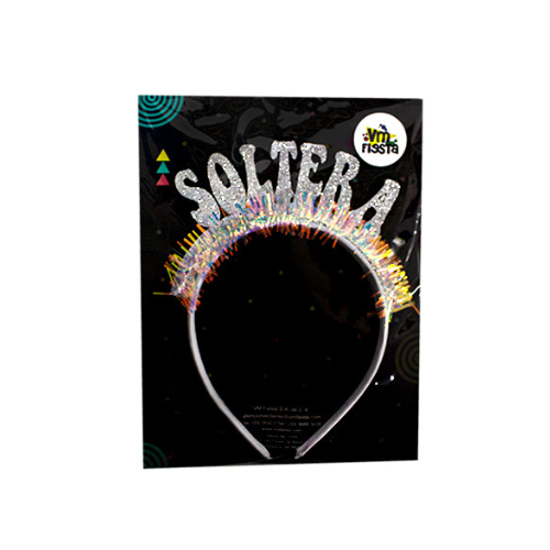 Diadema Soltera plata 1pza