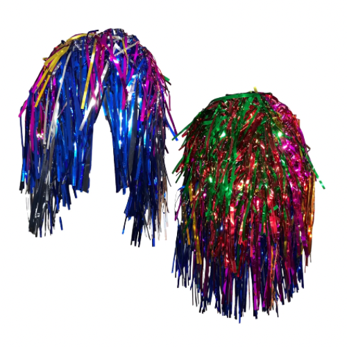 Peluca metálica multicolor 1pza