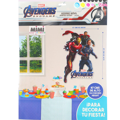 Adorno Móvil Avengers 1Pqt
