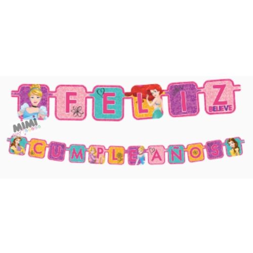 Letrero de Princesas  1Pqt