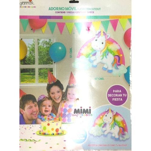 Adorno Móvil Unicornio Bebé 1Pqt