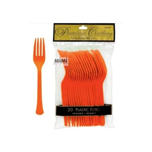 Tenedores c. Naranja 1pq