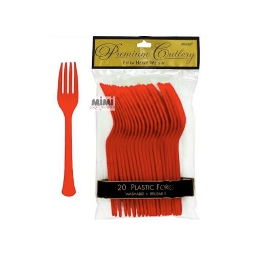 Tenedores c. Rojo 1pq