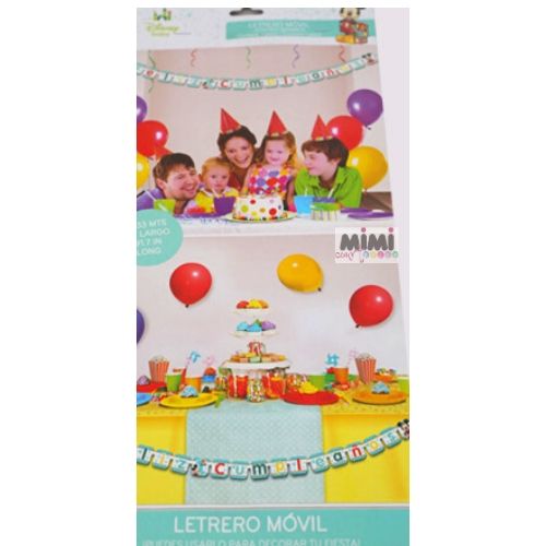 Letrero de Mickey Mouse  1Pqt