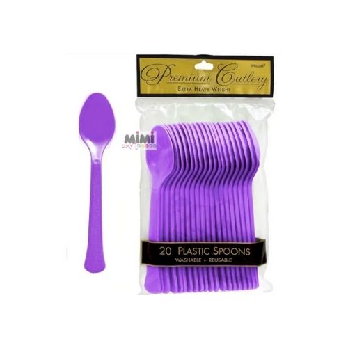 Cuchara c. Morado 1pq