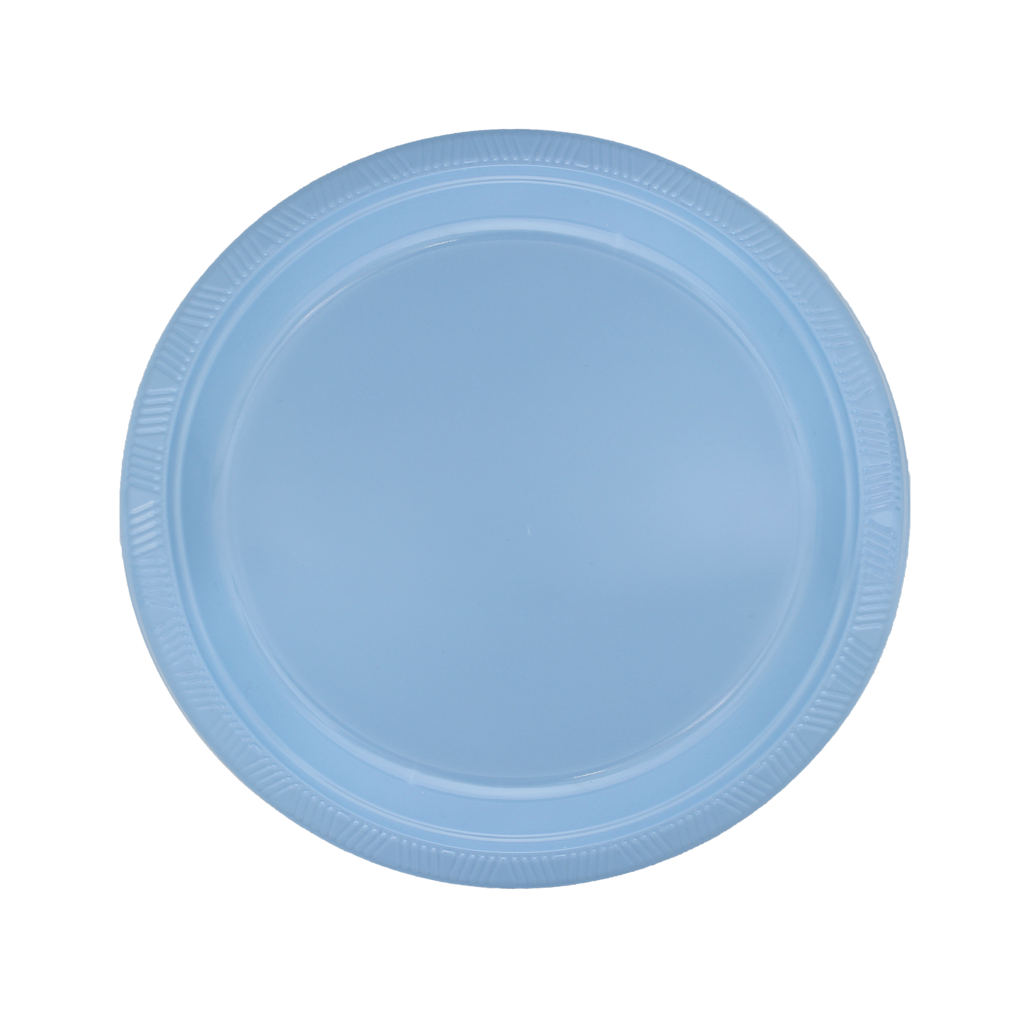Plato comida Azul Cielo c/20 1pq