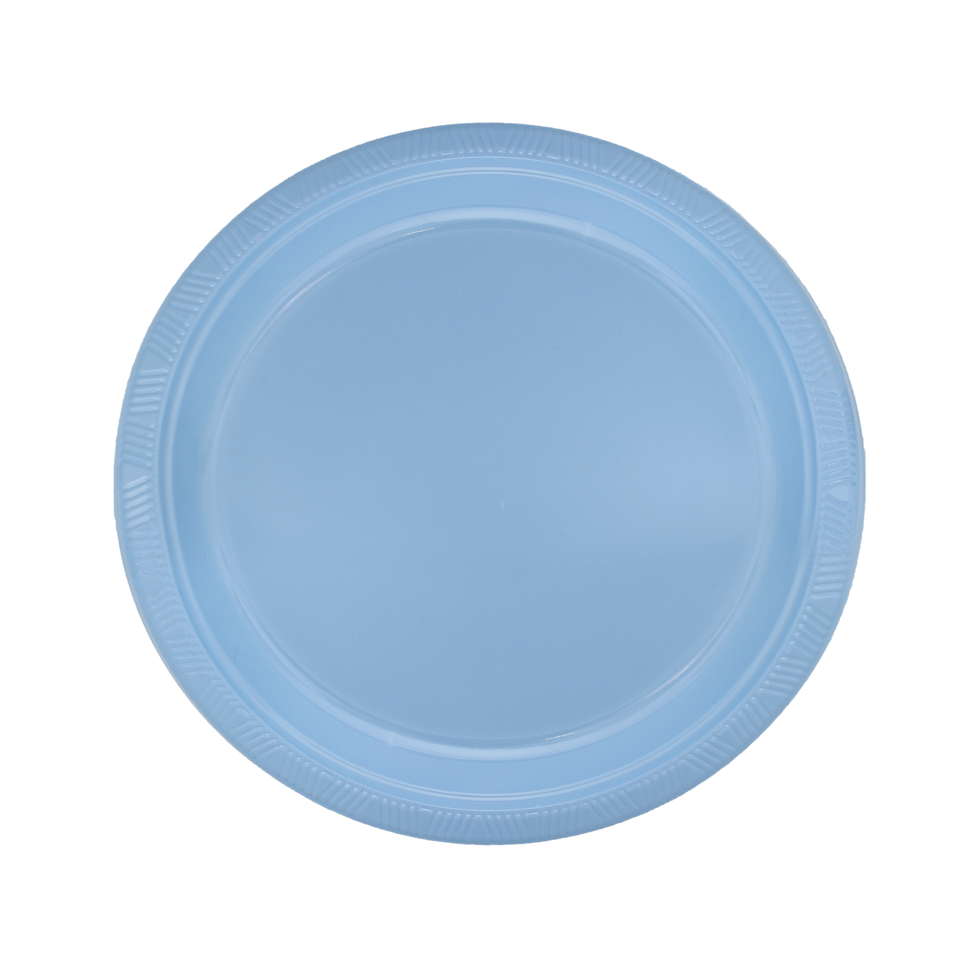 Plato comida Azul Cielo c/20 1pq