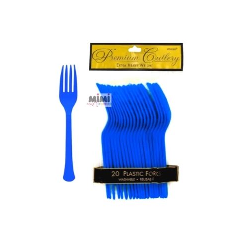 Tenedores c. Azul Rey 1pq