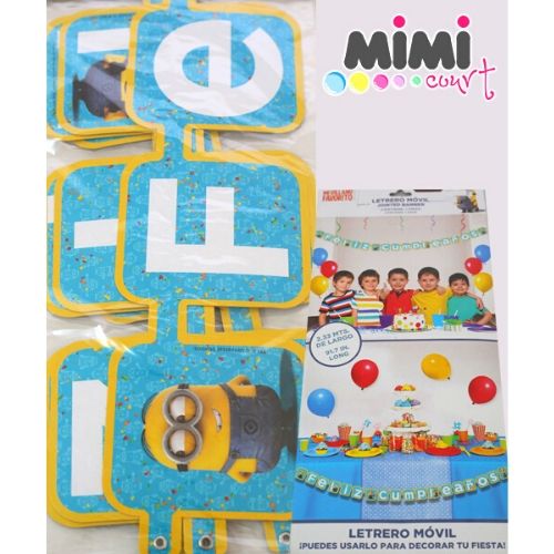 Letrero de Minions 1Pqt