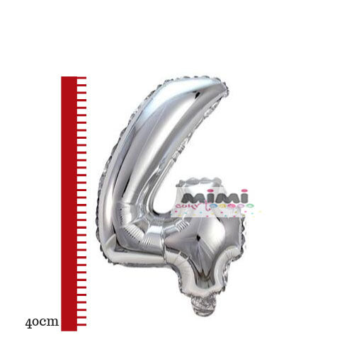 Número 4 c. Plata 1Pza