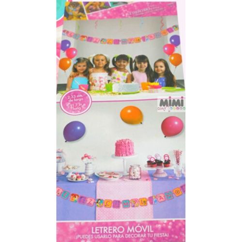 Letrero de Princesas  1Pqt