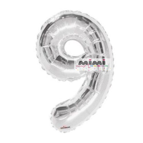 Número 9 Plateado