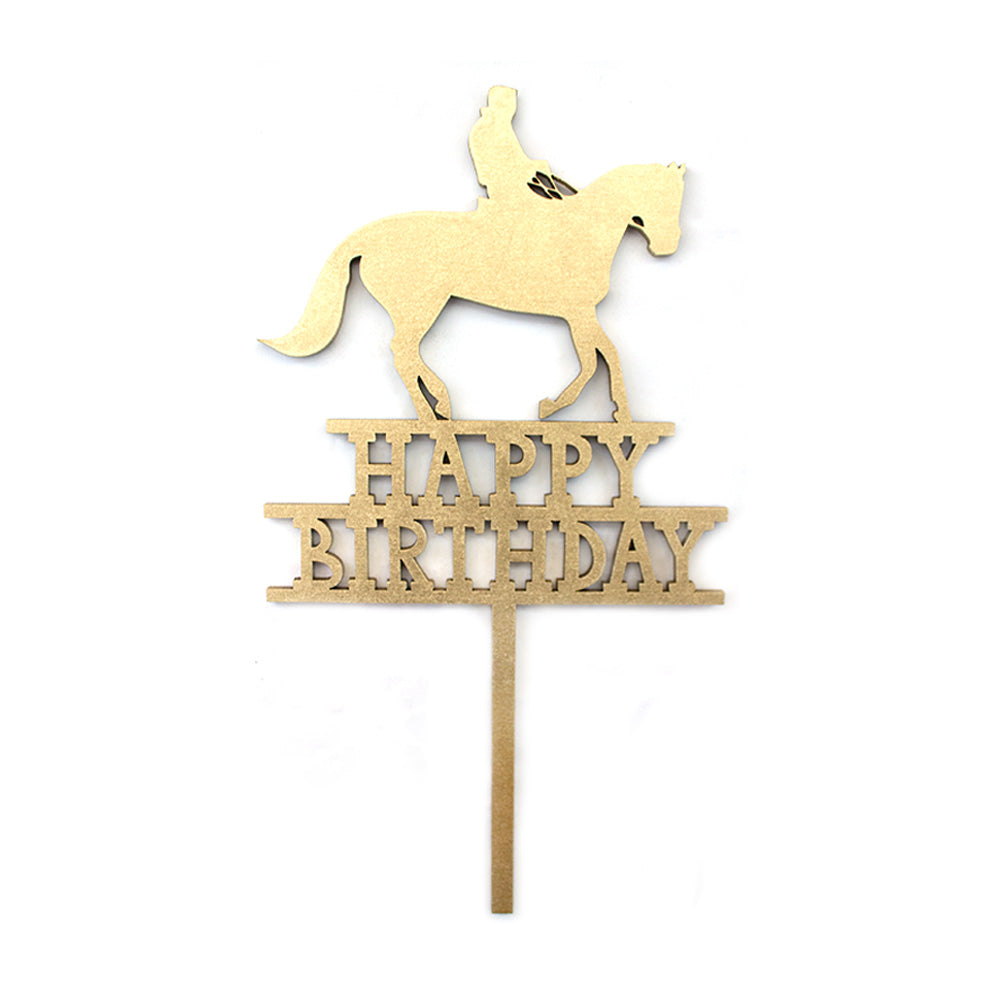 Cake Topper Happy B. caballo