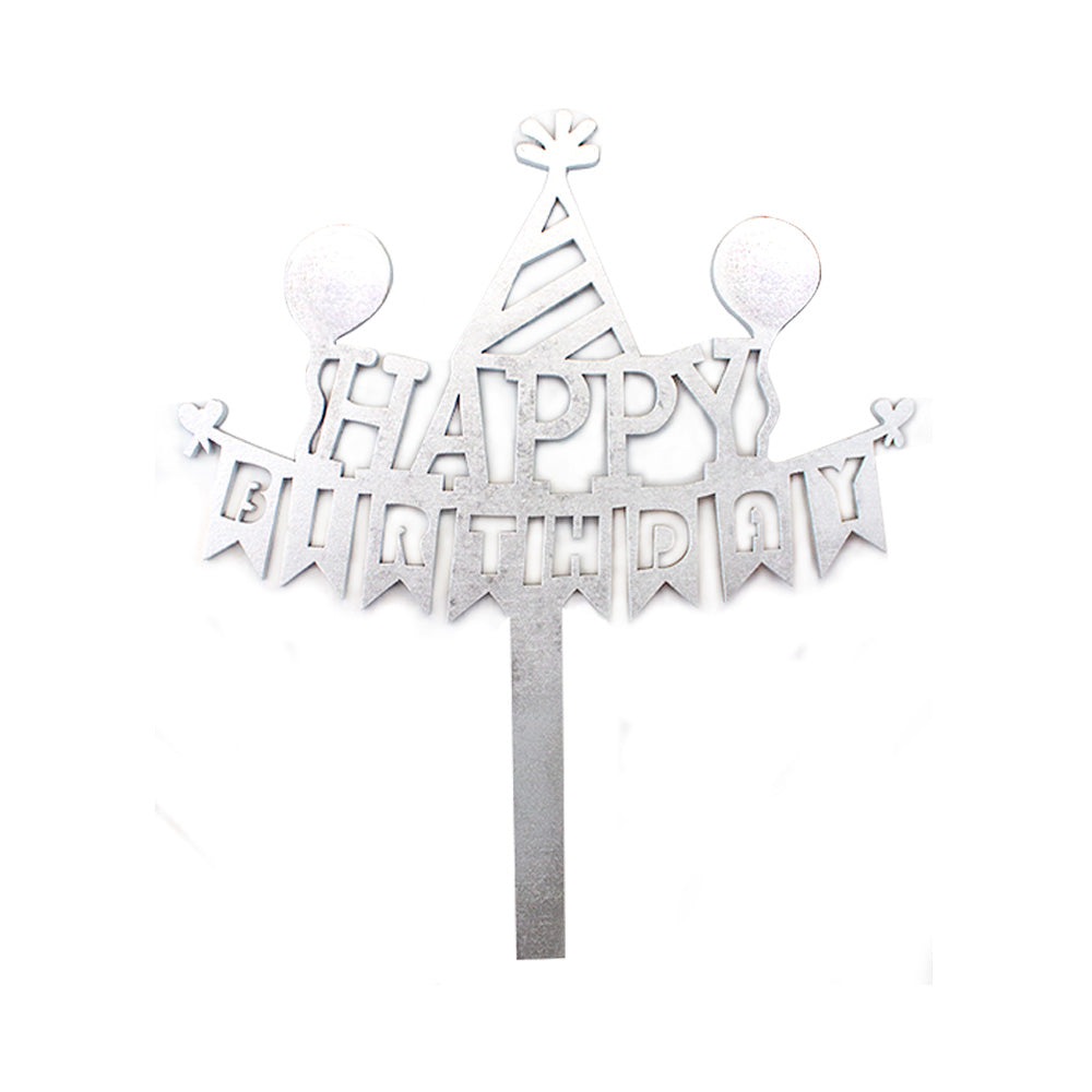 Cake Topper Happy B. gorrito