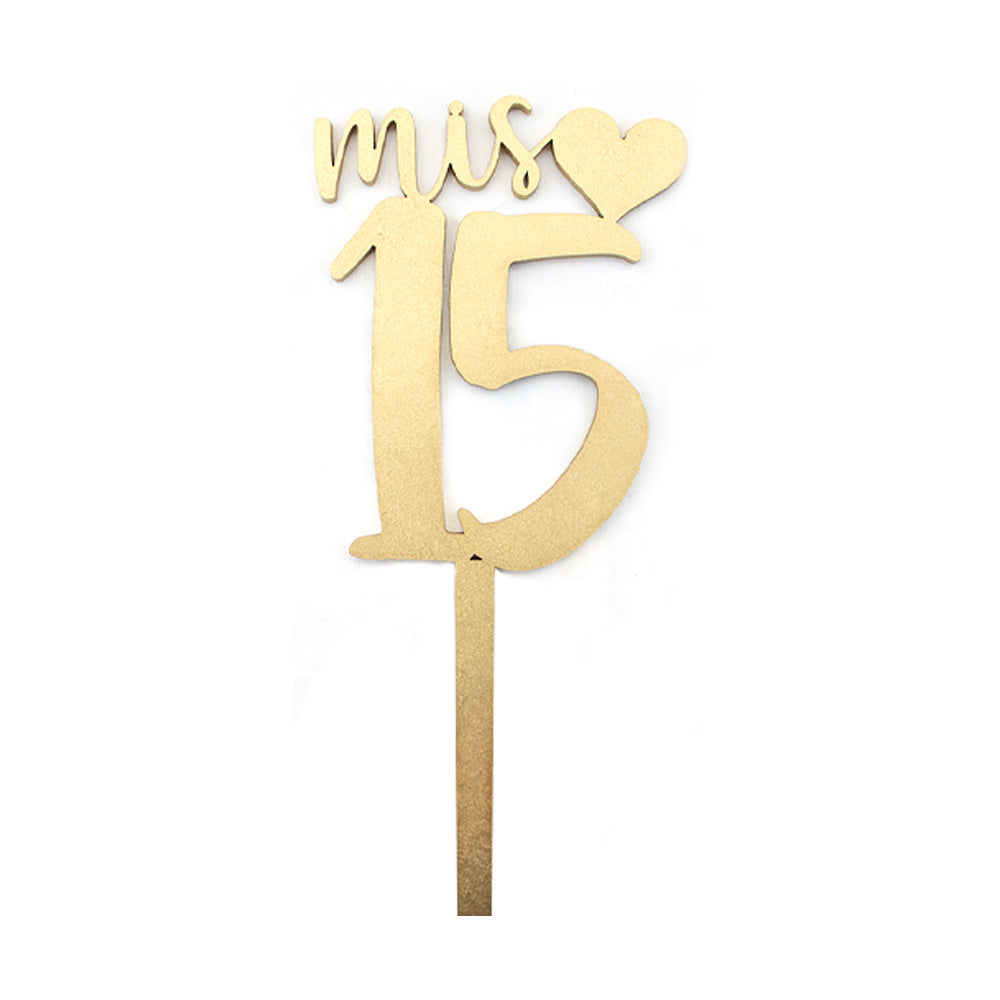 Cake Topper Mis 15
